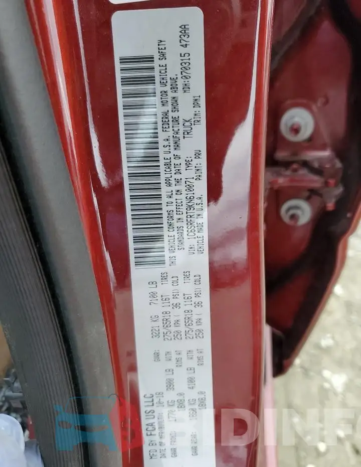 1C6SRFRT9KN610071 Photo# 13