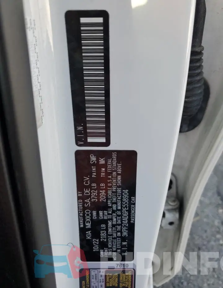 3KPF24AD6PE558904 Photo# 12