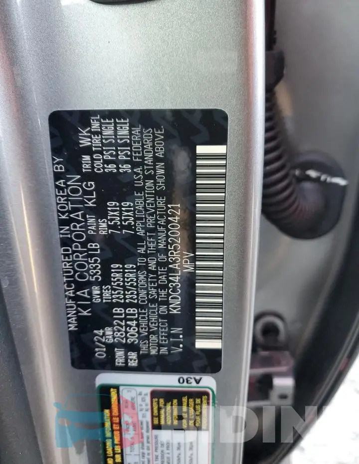 KNDC34LA3R5200421 Photo# 13