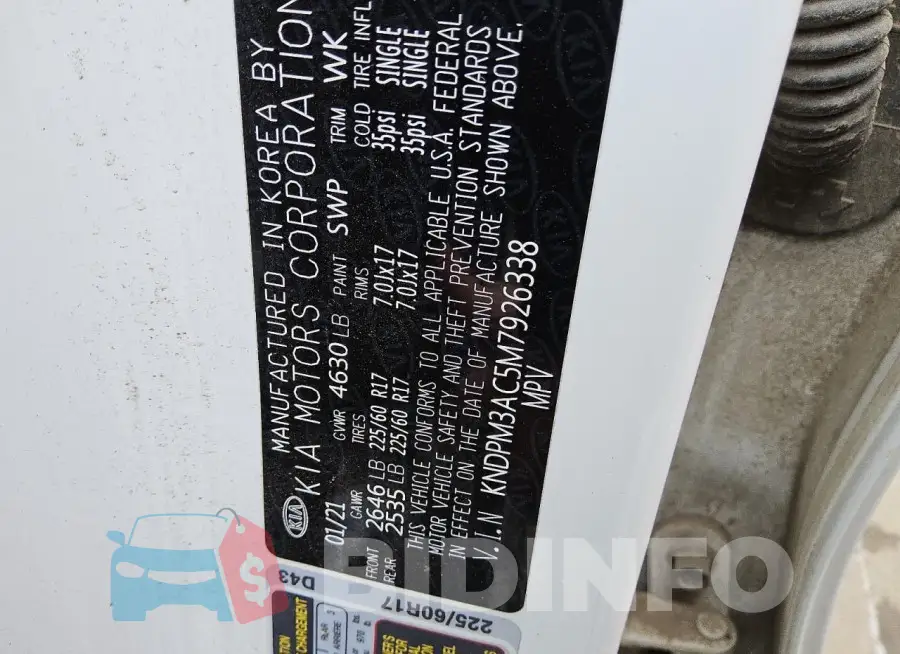 KNDPM3AC5M7926338 Photo# 12