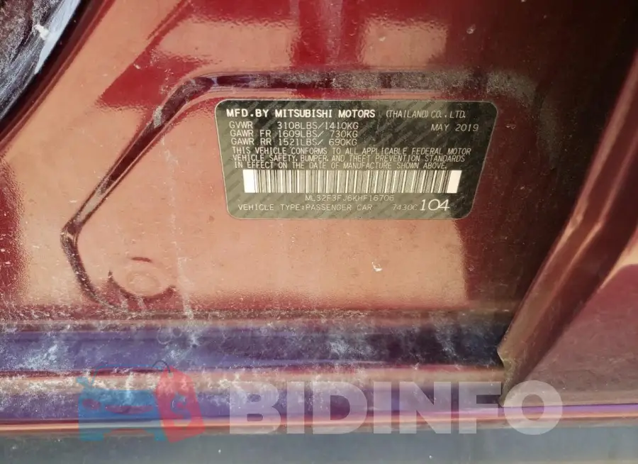 ML32F3FJ6KHF16706 Photo# 12