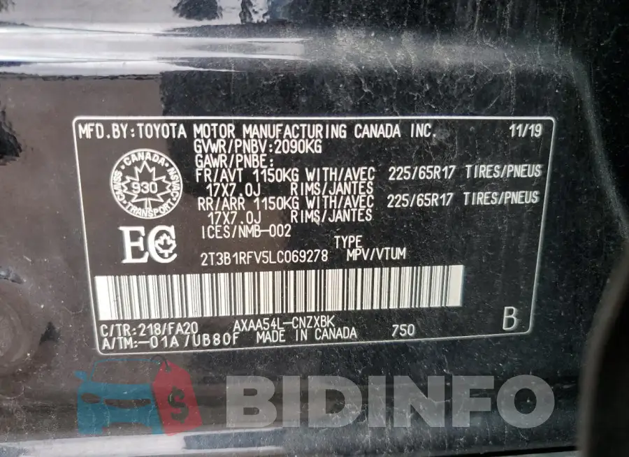 2T3B1RFV5LC069278 Photo# 13