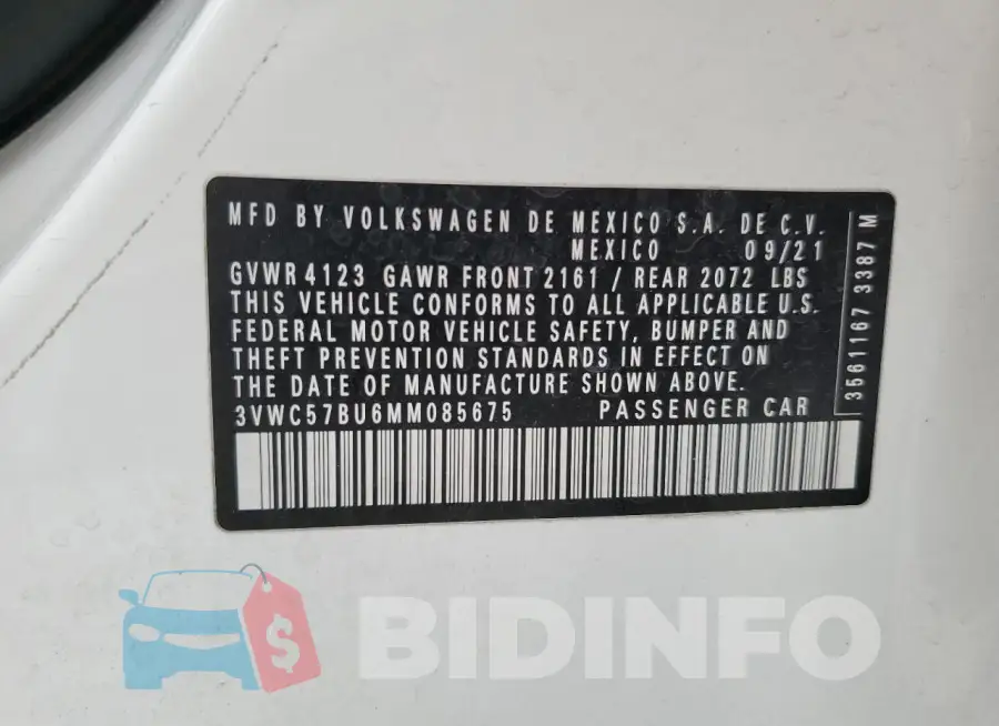 3VWC57BU6MM085675 Photo# 12