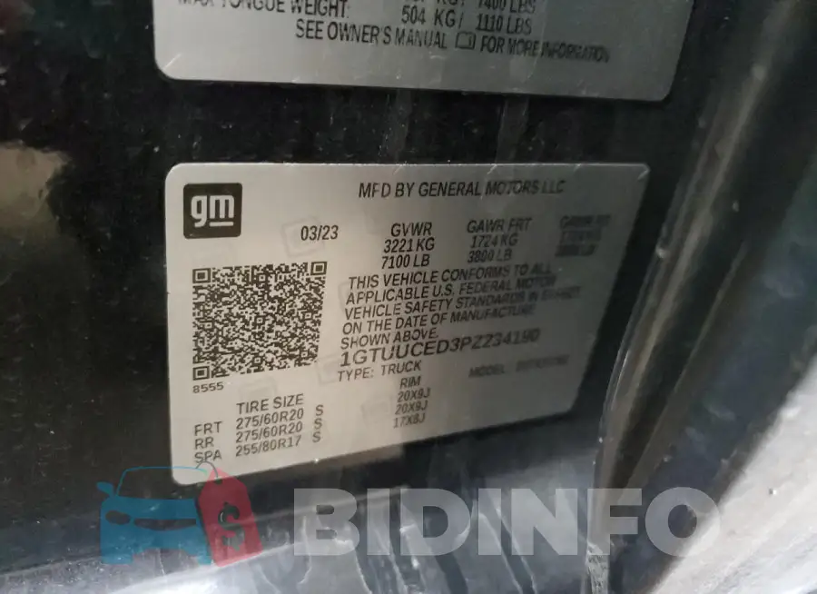 1GTUUCED3PZ234190 Photo# 12