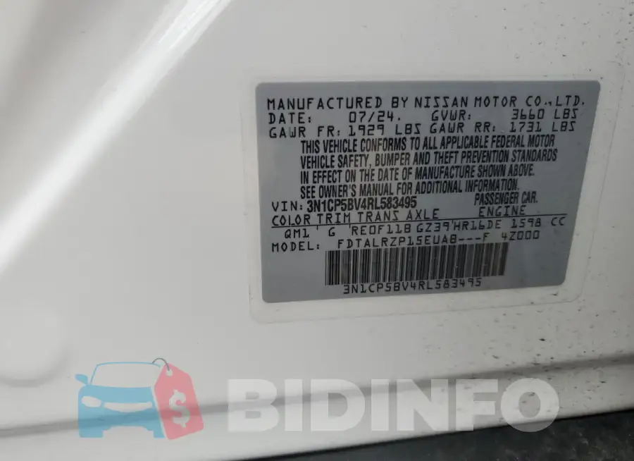 3N1CP5BV4RL583495 Photo# 13