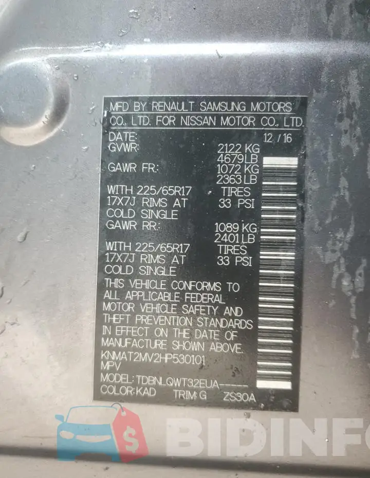 KNMAT2MV2HP530101 Photo# 12