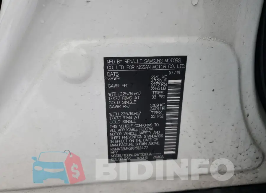 KNMAT2MV2KP512477 Photo# 13