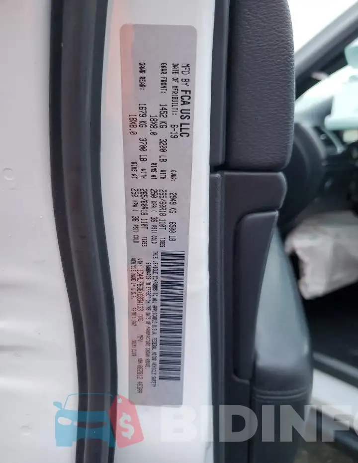 1C4RJFBG8KC834133 Photo# 13
