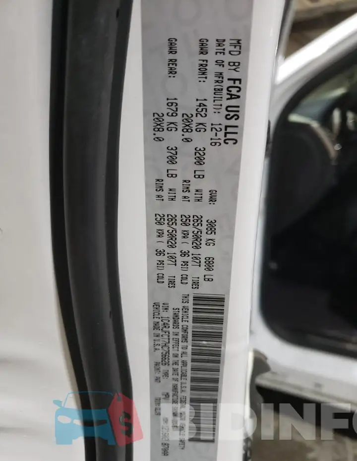 1C4RJFCT7HC756626 Photo# 14
