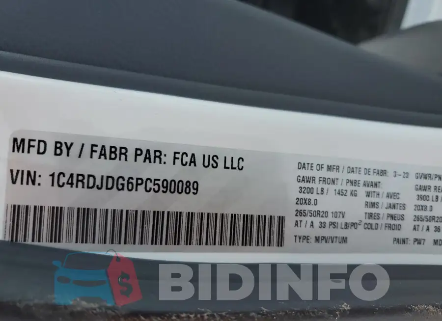 1C4RDJDG6PC590089 Photo# 13