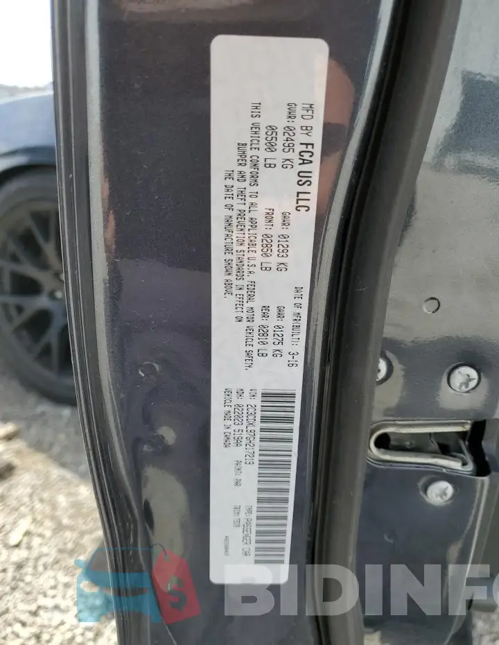 2C3CDXL97GH217219 Photo# 12