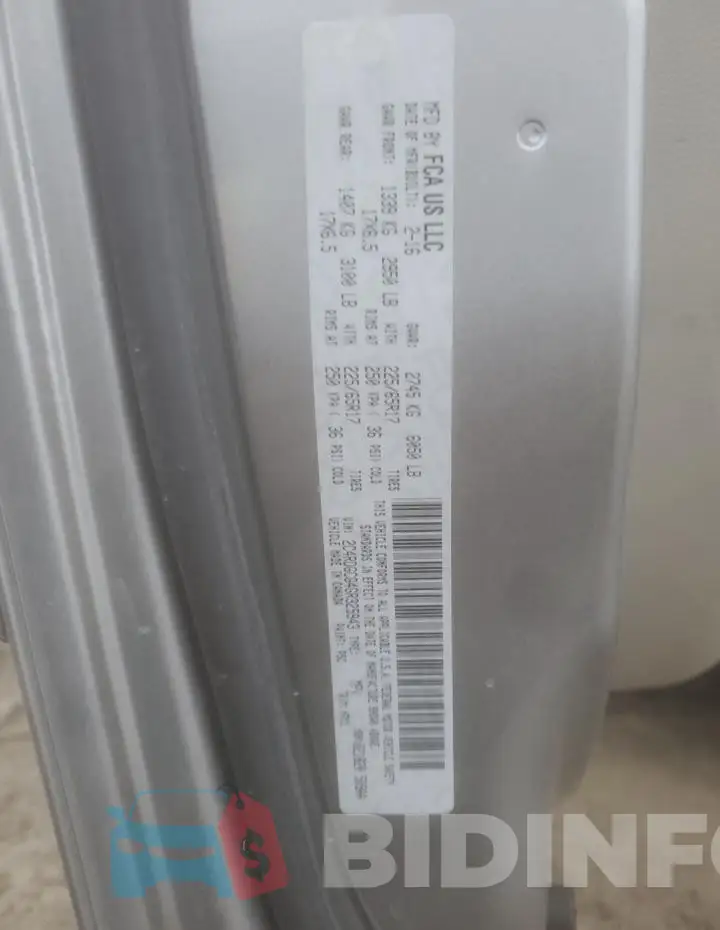 2C4RDGCG4GR325943 Photo# 13