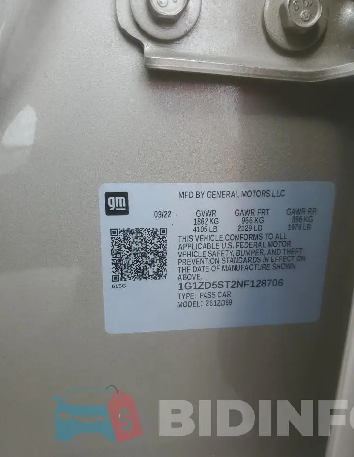1G1ZD5ST2NF128706 Photo# 12