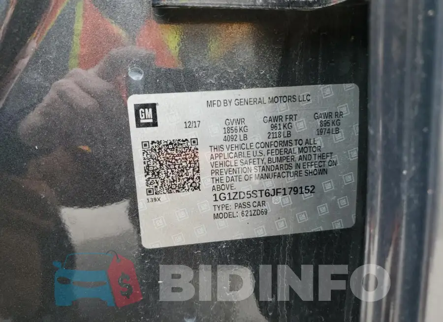 1G1ZD5ST6JF179152 Photo# 12