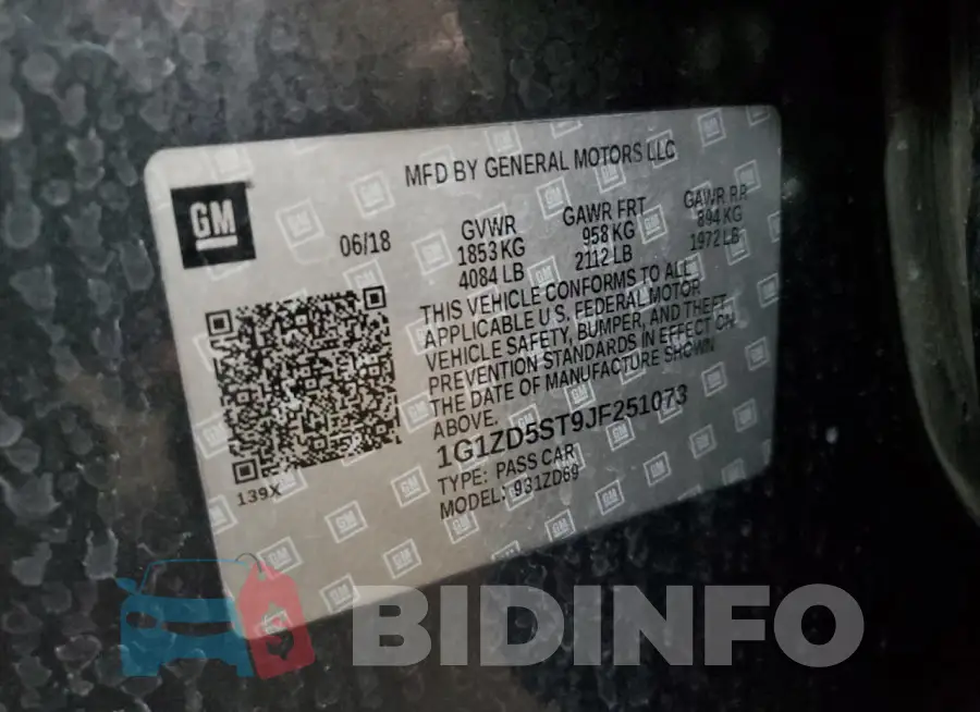1G1ZD5ST9JF251073 Photo# 12