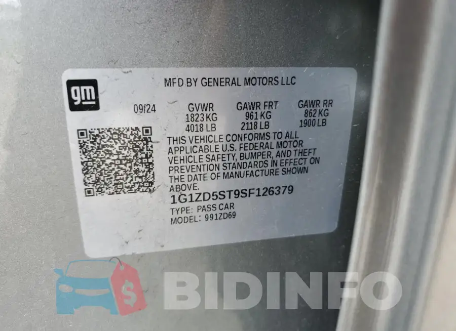 1G1ZD5ST9SF126379 Photo# 12