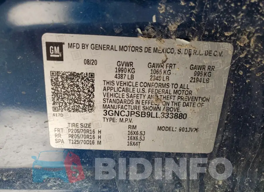 3GNCJPSB9LL333880 Photo# 13