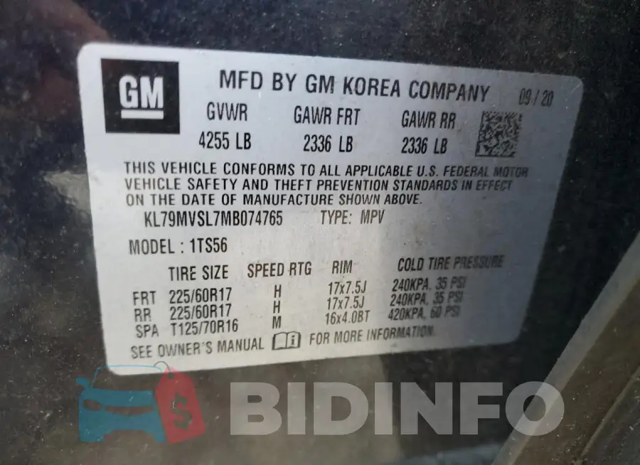 KL79MVSL7MB074765 Photo# 14