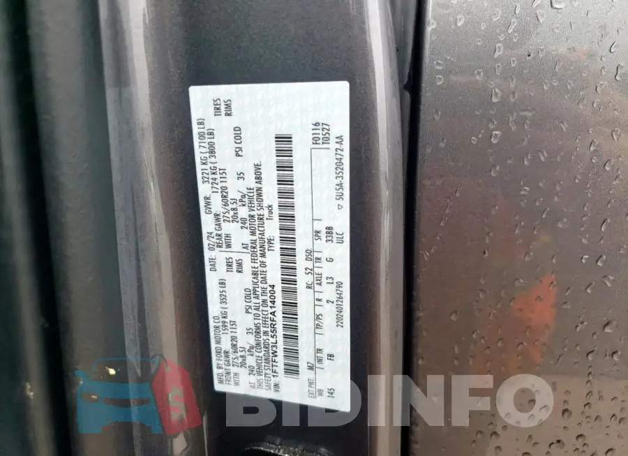 1FTFW3L55RFA14004 Photo# 12