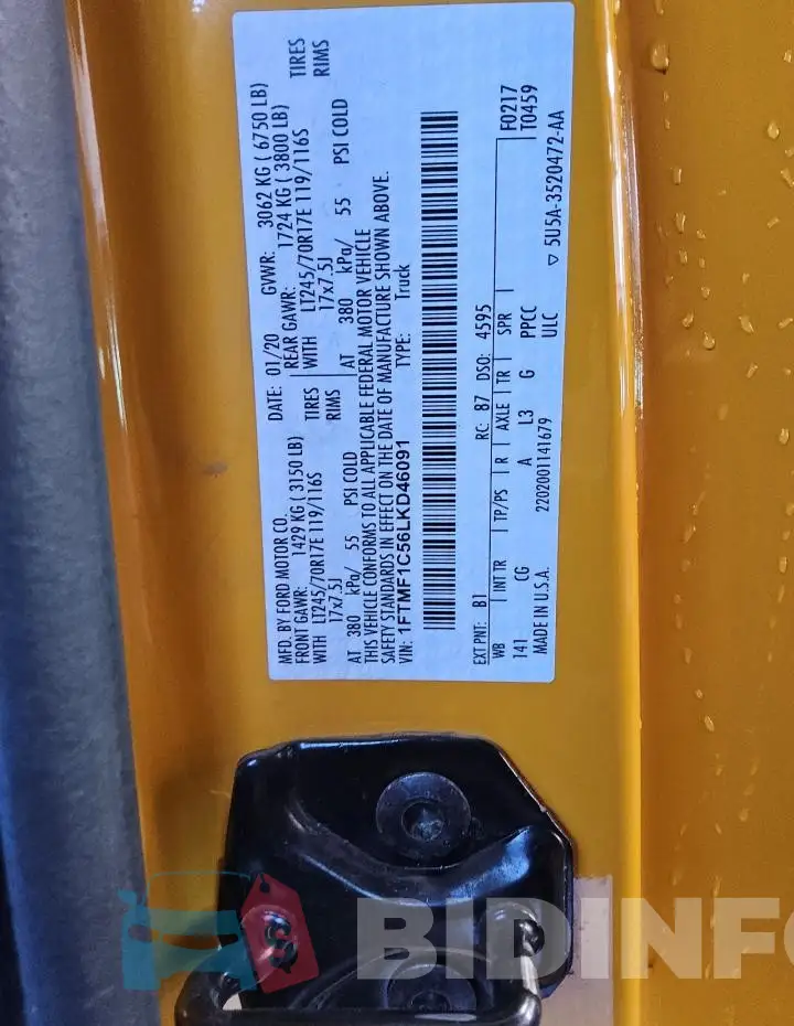 1FTMF1C56LKD46091 Photo# 12