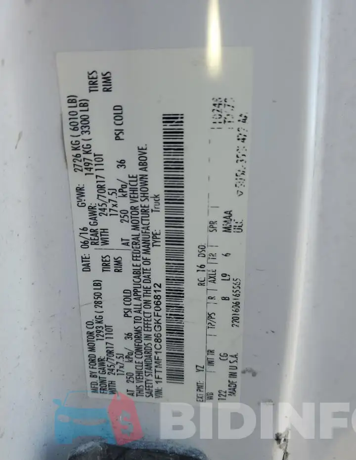 1FTMF1C86GKF06812 Photo# 12