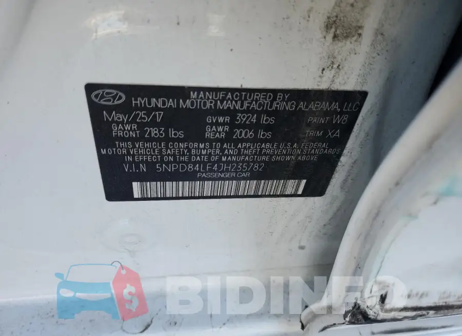 5NPD84LF4JH235782 Photo# 12