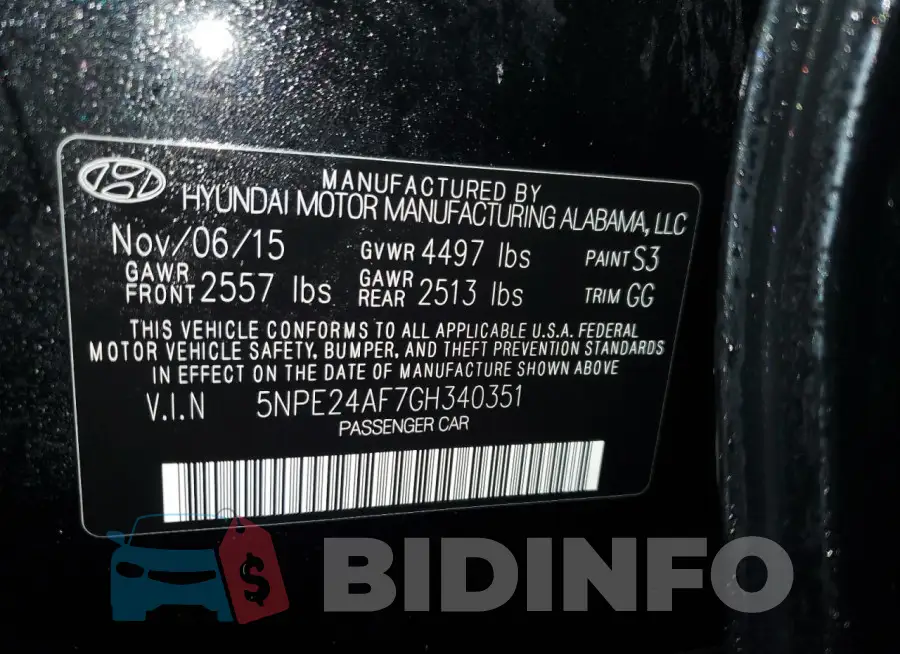 5NPE24AF7GH340351 Photo# 12