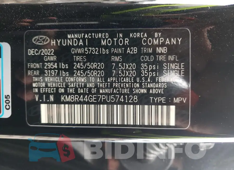 KM8R44GE7PU574128 Photo# 13