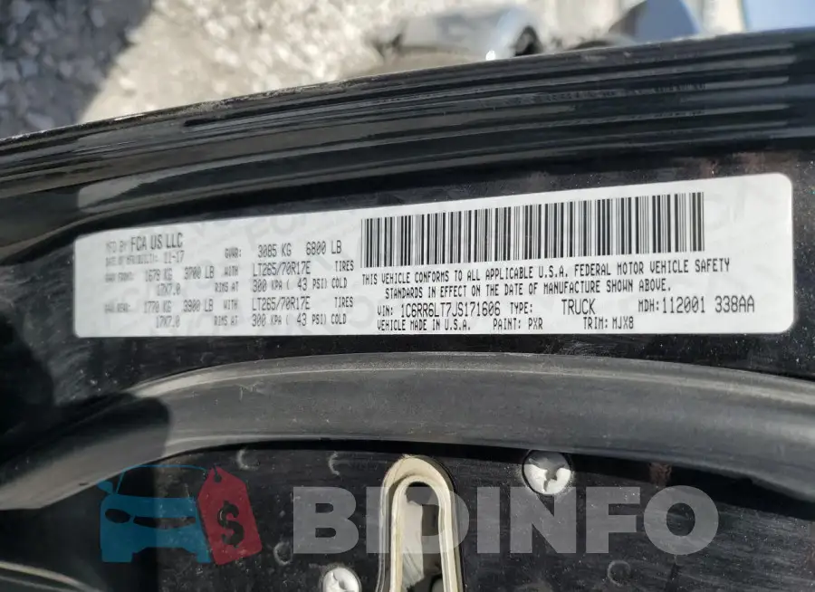 1C6RR6LT7JS171606 Photo# 12