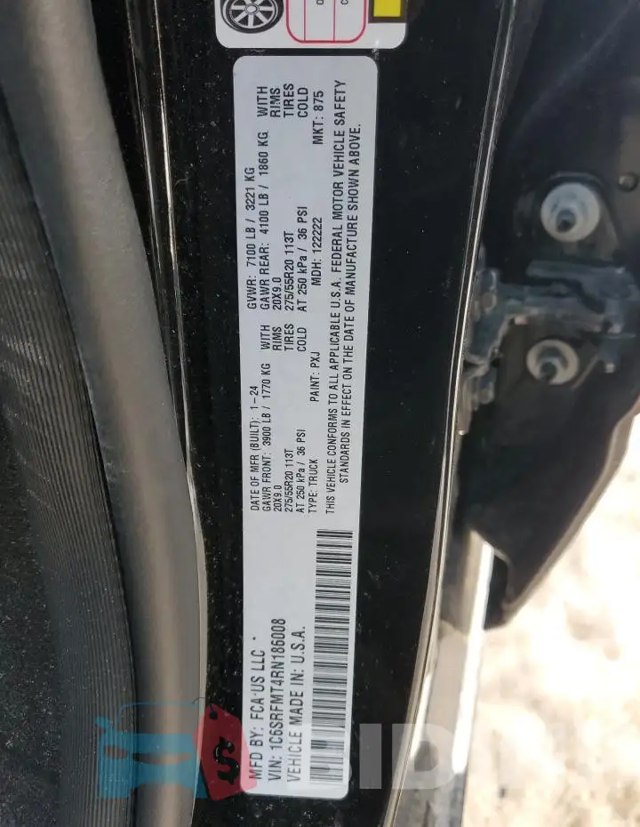 1C6SRFMT4RN186008 Photo# 12