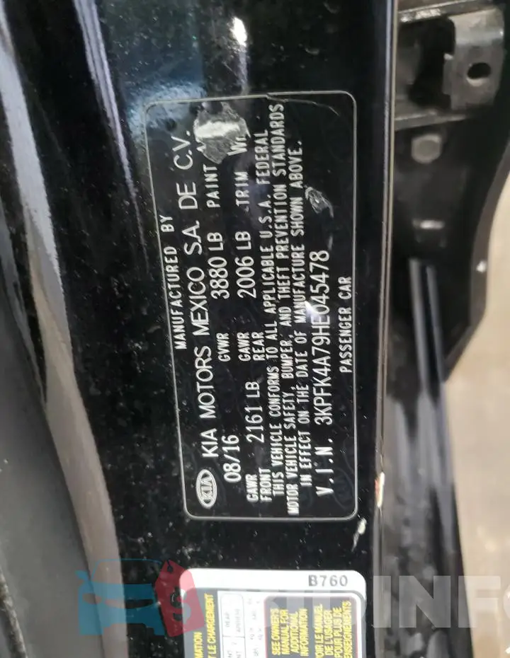 3KPFK4A79HE045478 Photo# 13