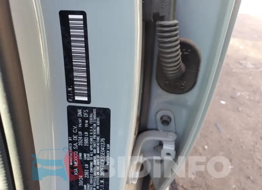 3KPFT4DE5SE041376 Photo# 12