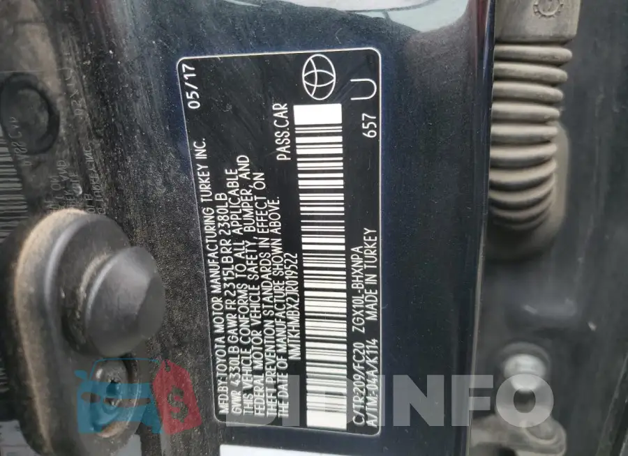 NMTKHMBX2JR019522 Photo# 12
