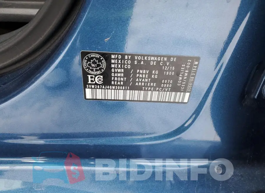 3VW267AJ4GM306811 Photo# 12