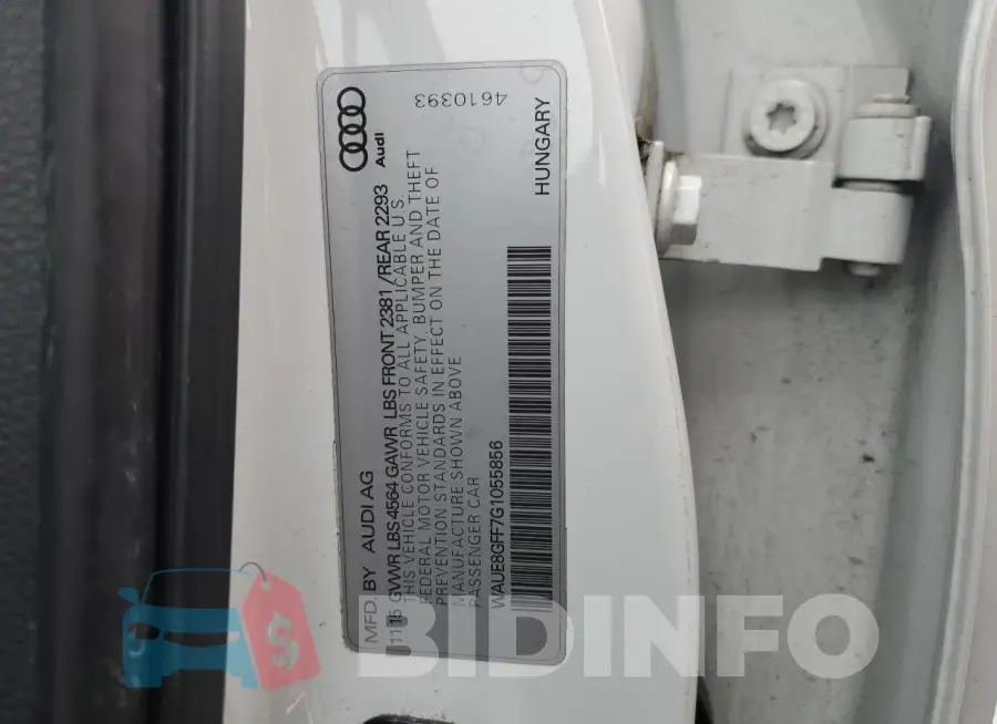 WAUE8GFF7G1055856 Photo# 12
