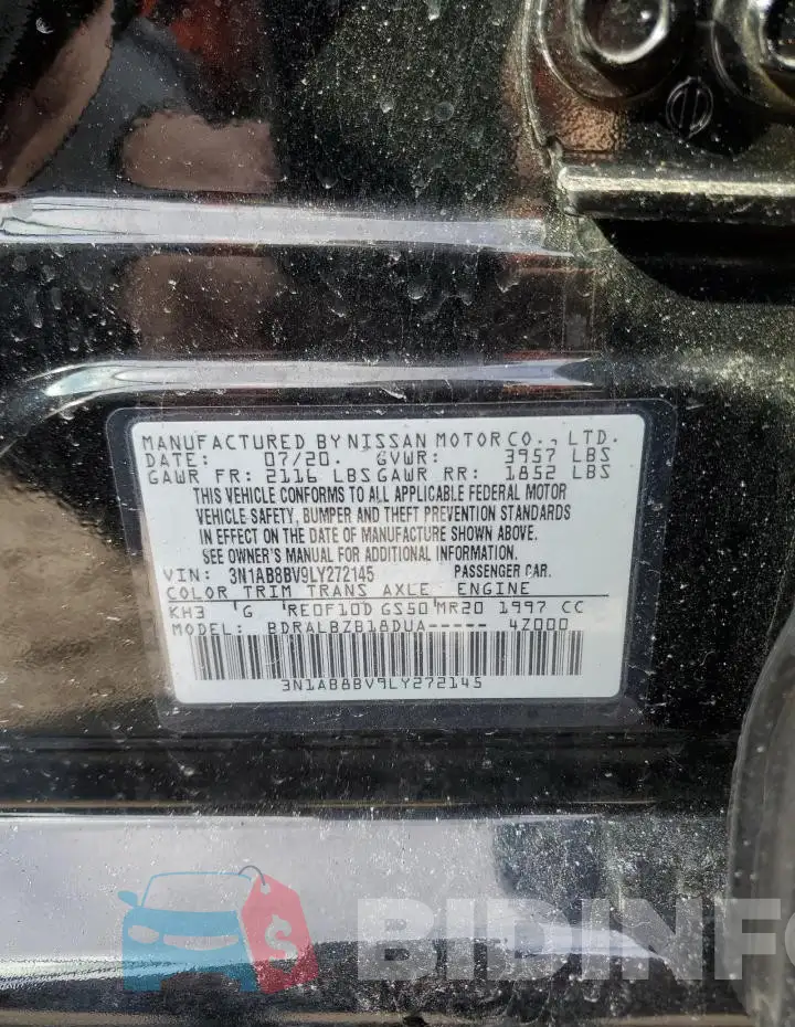 3N1AB8BV9LY272145 Photo# 13
