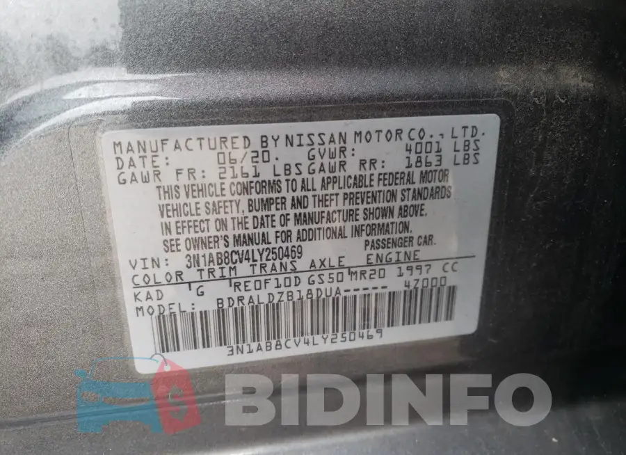 3N1AB8CV4LY250469 Photo# 12