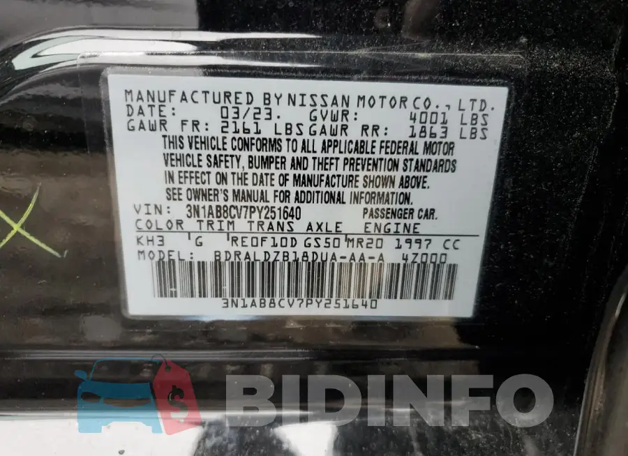 3N1AB8CV7PY251640 Photo# 13