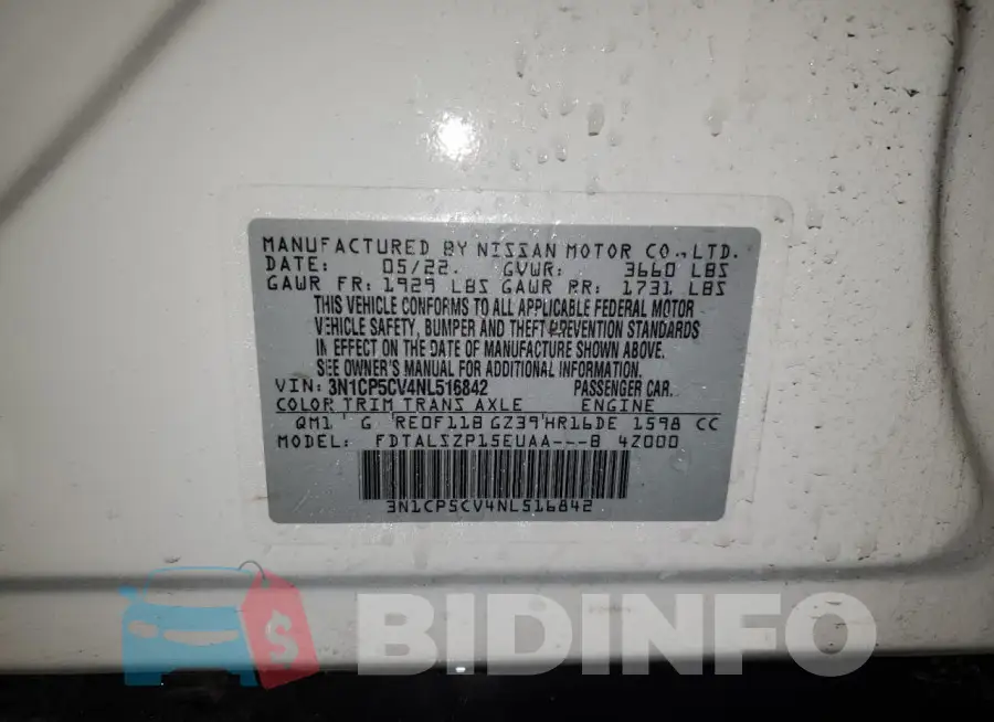 3N1CP5CV4NL516842 Photo# 13