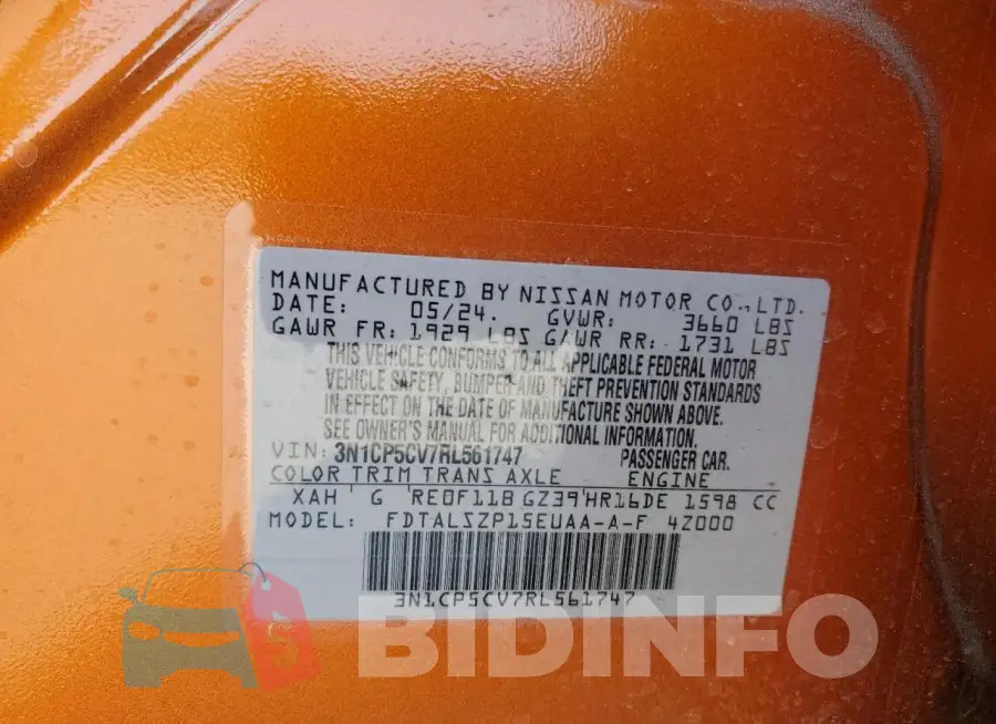 3N1CP5CV7RL561747 Photo# 13