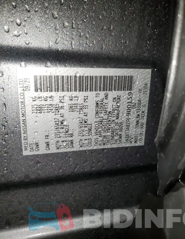 5N1BT3AB2PC900159 Photo# 13
