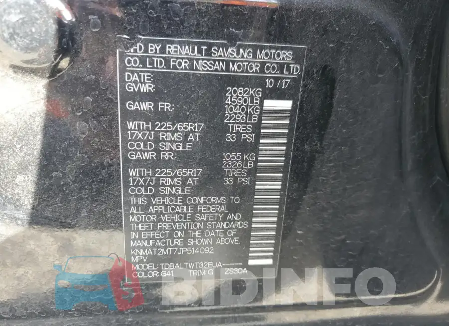 KNMAT2MT7JP514092 Photo# 13