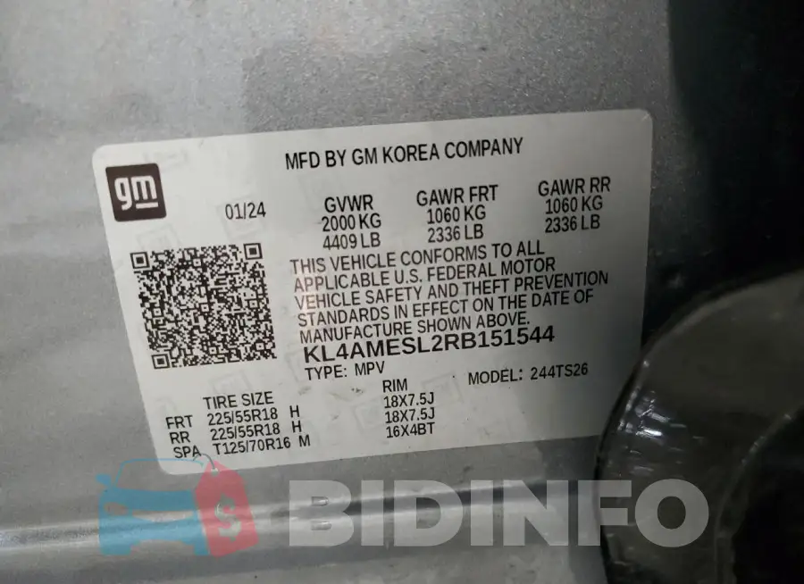 KL4AMESL2RB151544 Photo# 13