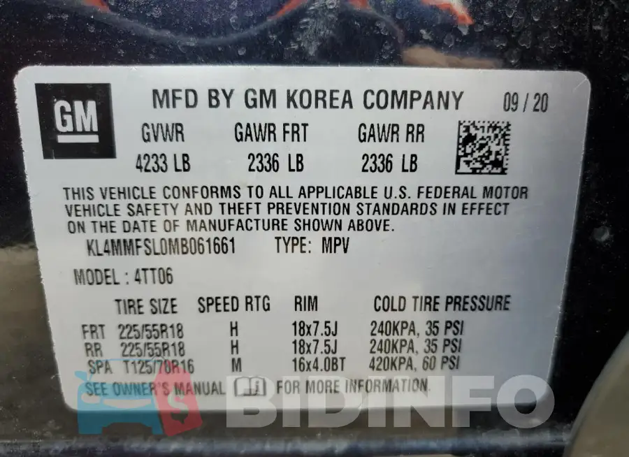 KL4MMFSL0MB061661 Photo# 13