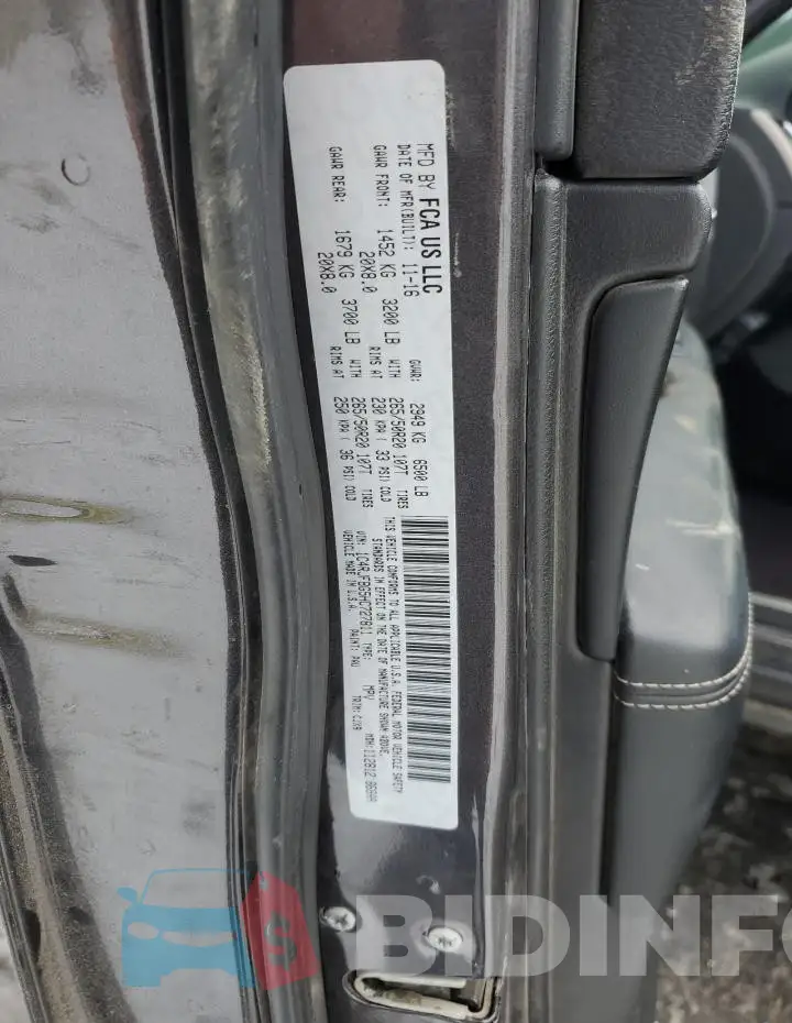 1C4RJFBG5HC727811 Photo# 13