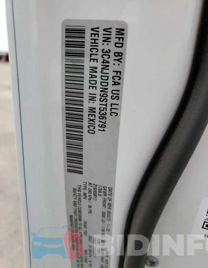 3C4NJDDN9ST536791 Photo# 12