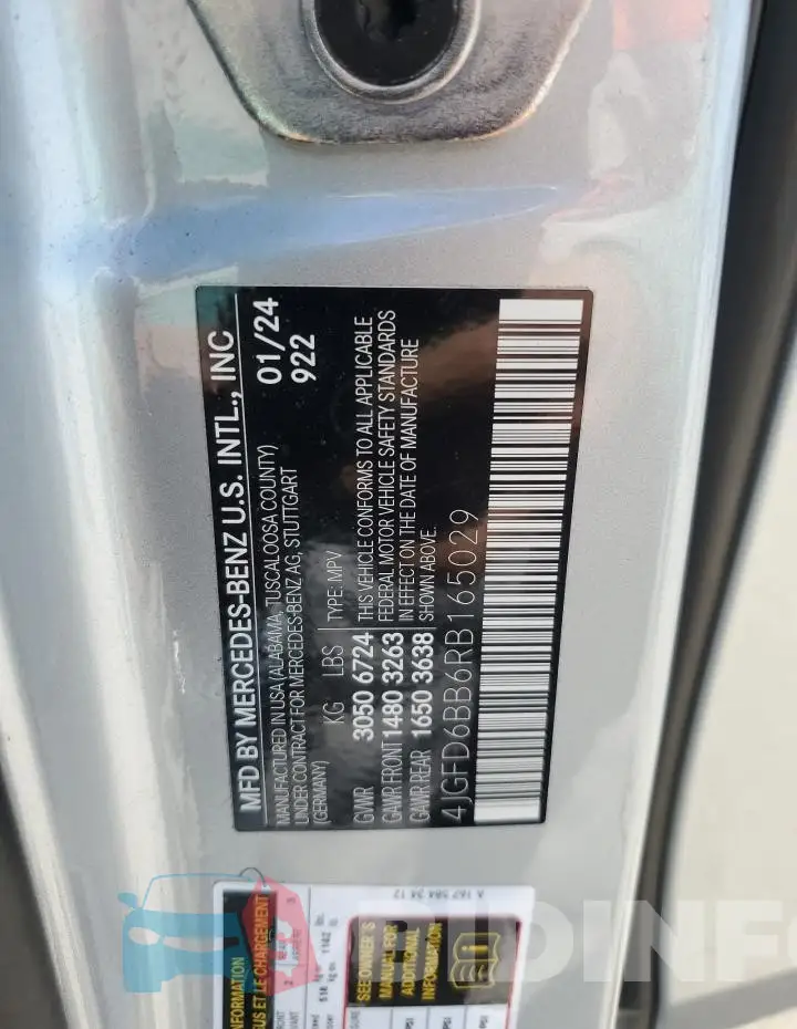 4JGFD6BB6RB165029 Photo# 13