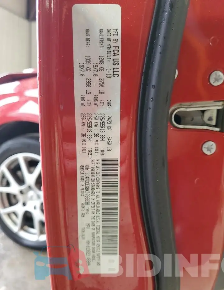3C4PDCEG8KT700638 Photo# 13