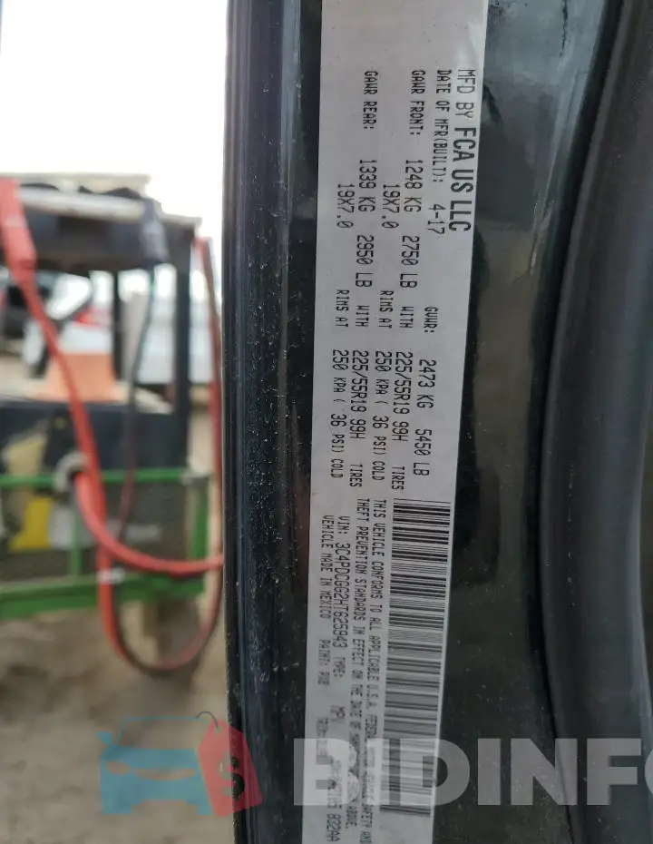 3C4PDCGG2HT625943 Photo# 13