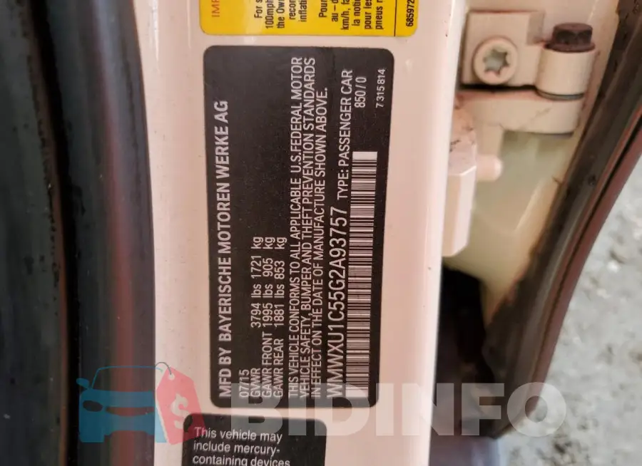 WMWXU1C55G2A93757 Photo# 12